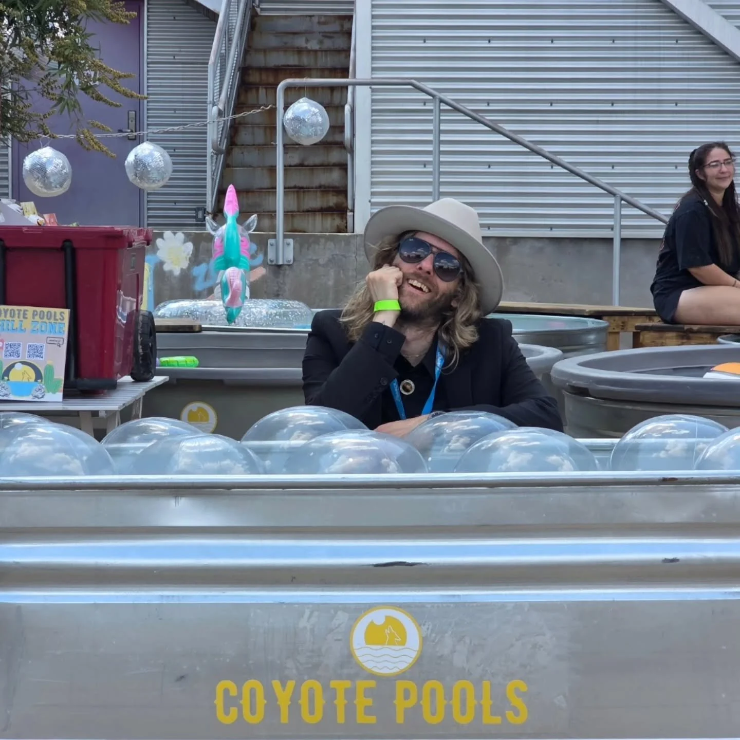 It was a chill day 😎 coolin off. @coyotepoolstx @lubbocklivefestival