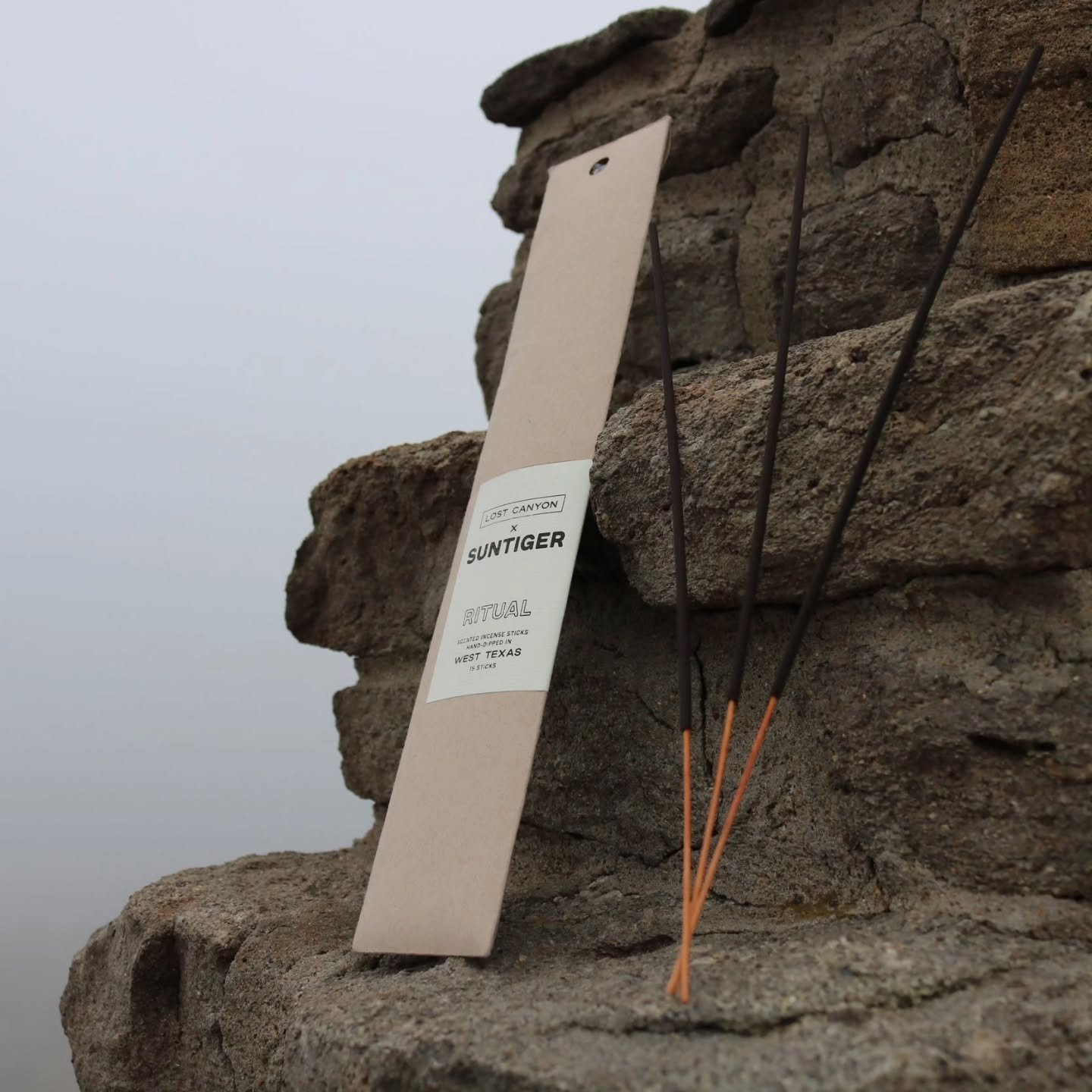 Ritual has arrived! In collaboration with Lost Canyon, this limited edition incense is available online and at shows. Link in bio. Featuring cardamom, leather, yucca flower, tobacco, clove, and sandalwood, Ritual sparks reflection and creation. Conta