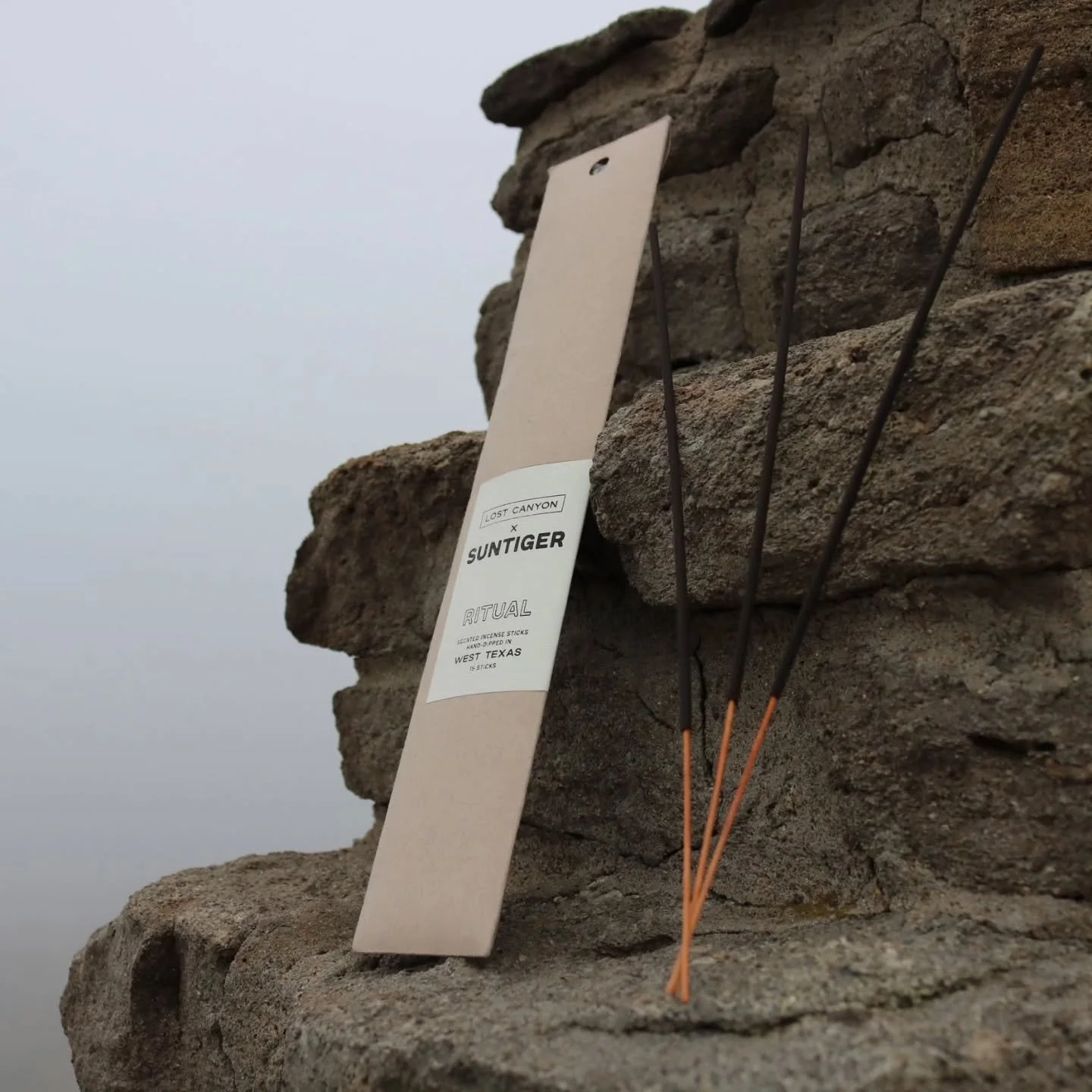 Ritual has arrived! In collaboration with Lost Canyon, this limited edition incense is available online and at shows. Link in bio. Featuring cardamom, leather, yucca flower, tobacco, clove, and sandalwood, Ritual sparks reflection and creation. Conta