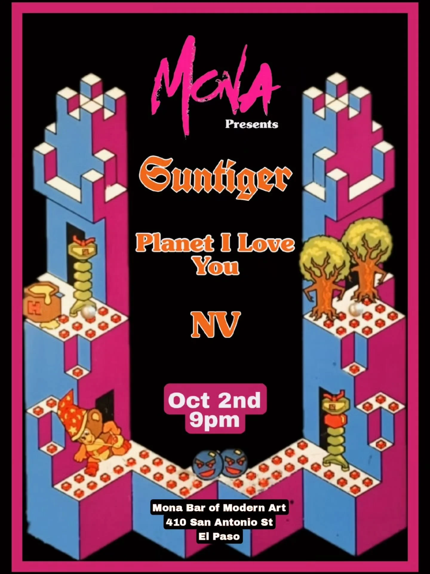 El Paso friends, I'll be at @mona_bar_of_modern_art with @planetiloveyou and @theband.nv October 2nd!
