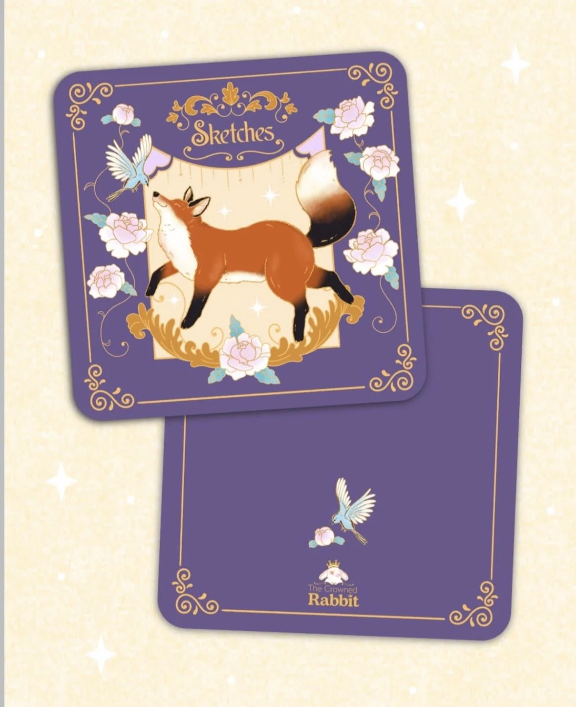 Magical Fox Sketchbook, Hardbound Sketchbook