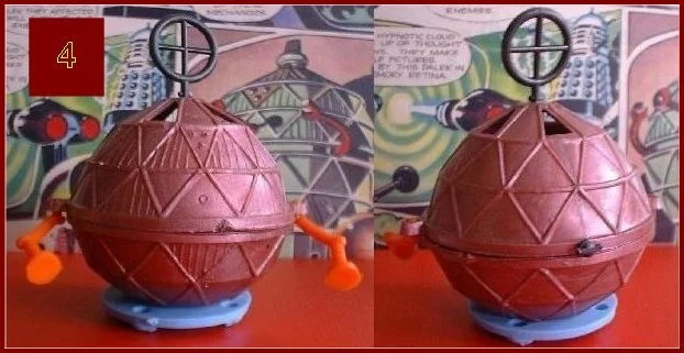 Figure 4 - Cherilea Space Pod altered to represent a Mechanoid by using the landing feet as arms