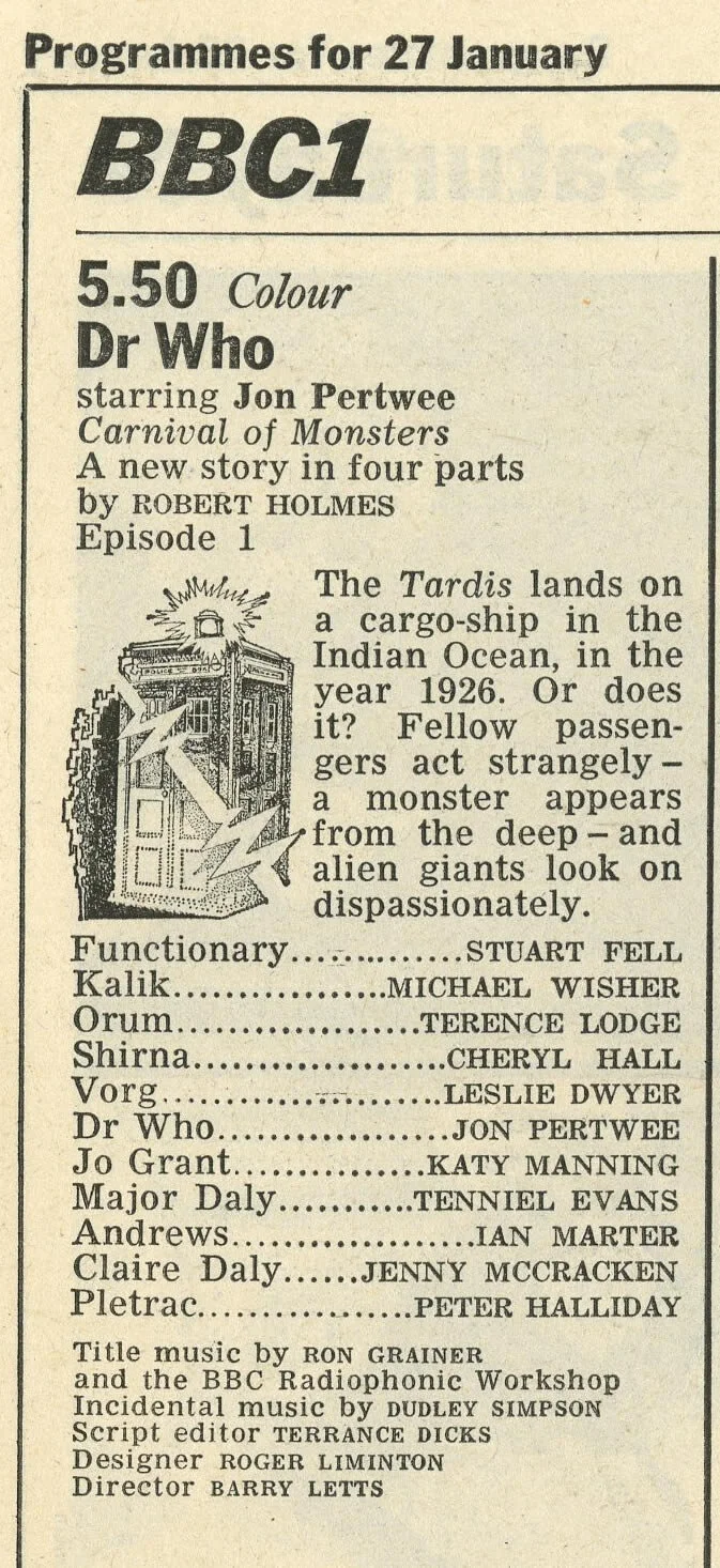 Radio Times, 27 January - 2 February 1973