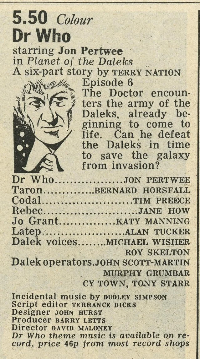Radio Times, 12-18 May 1973