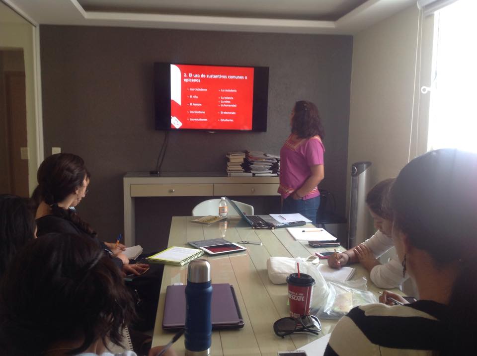 workshops on sexism in language