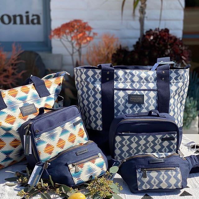 Feeling matchy matchy? New Pendleton beach bags, lunch cooler, and fanny pack. (Beach towels to match too) DM me and I&rsquo;ll wrap it up cute for curbside pick up.