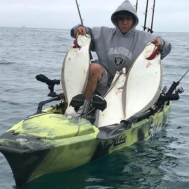 I think the new @hobiefishing Pro Angler 360 is working out for @joe_the_anchovie! Nice job!!!
@hobiecatcompany #halibutfishing #kayakfishing #mountainairsports #fishing #hobiefishing #proangler12 #riplip #santabarbara #maidenvoyage