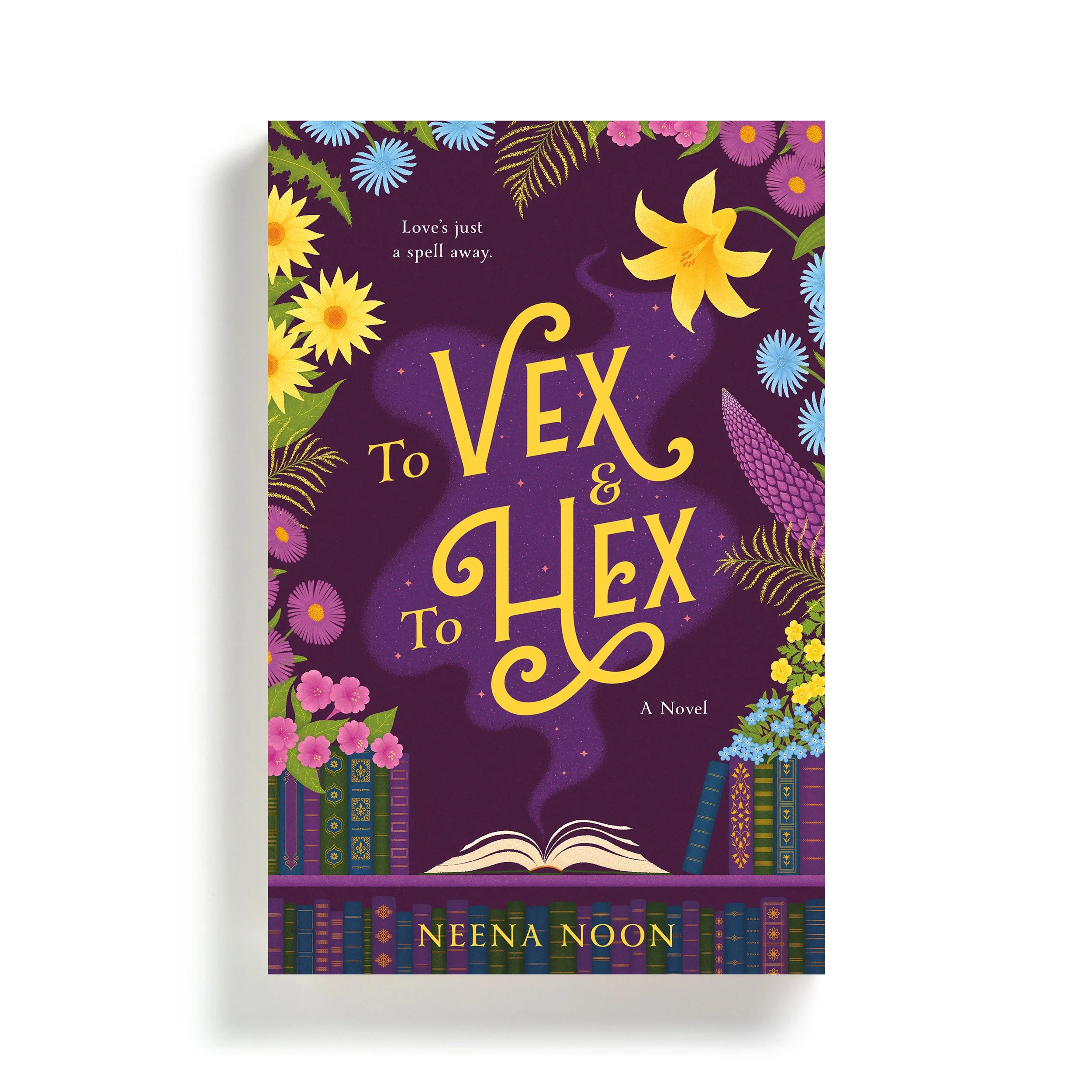 To Vex and To Hex by Neena Noon book cover illustration by Olya Kirilyuk