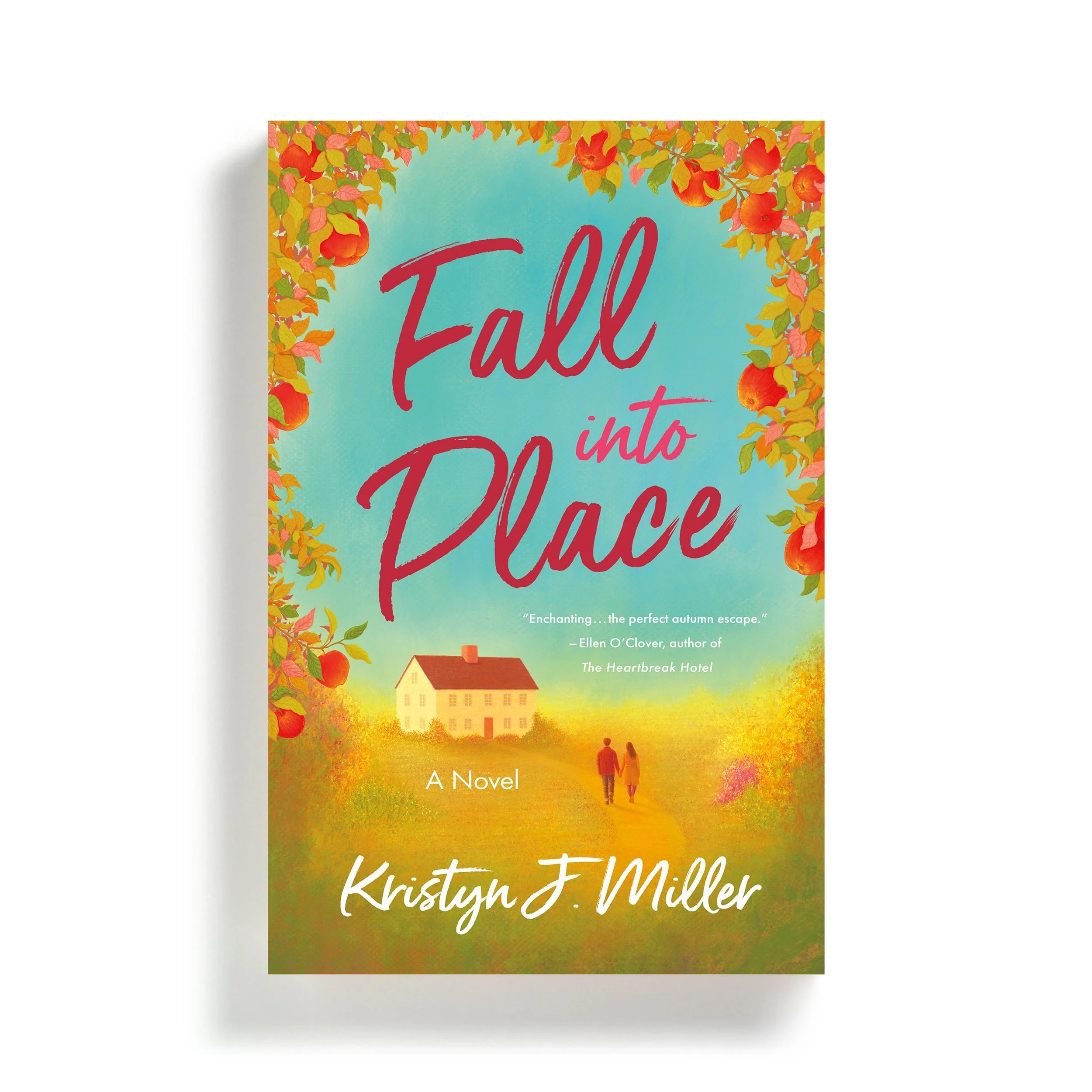 Fall into place by Kristyn J. Miller book cover illustration by Olya Kirilyuk