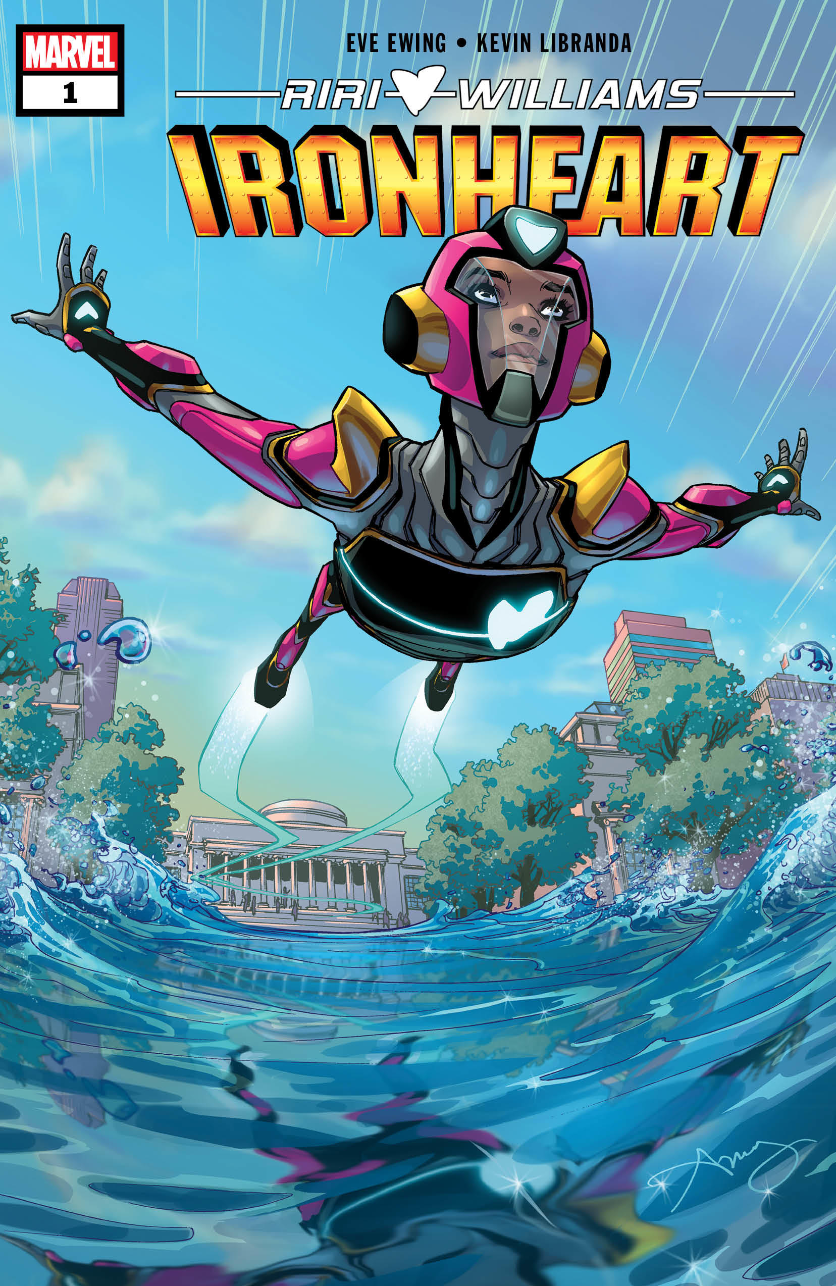 Ironheart #1. Cover by Amy Reeder.