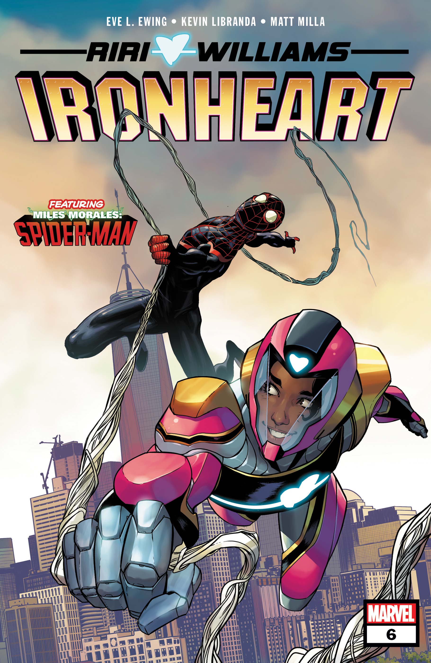 Ironheart #6. Cover by Stefano Caselli.