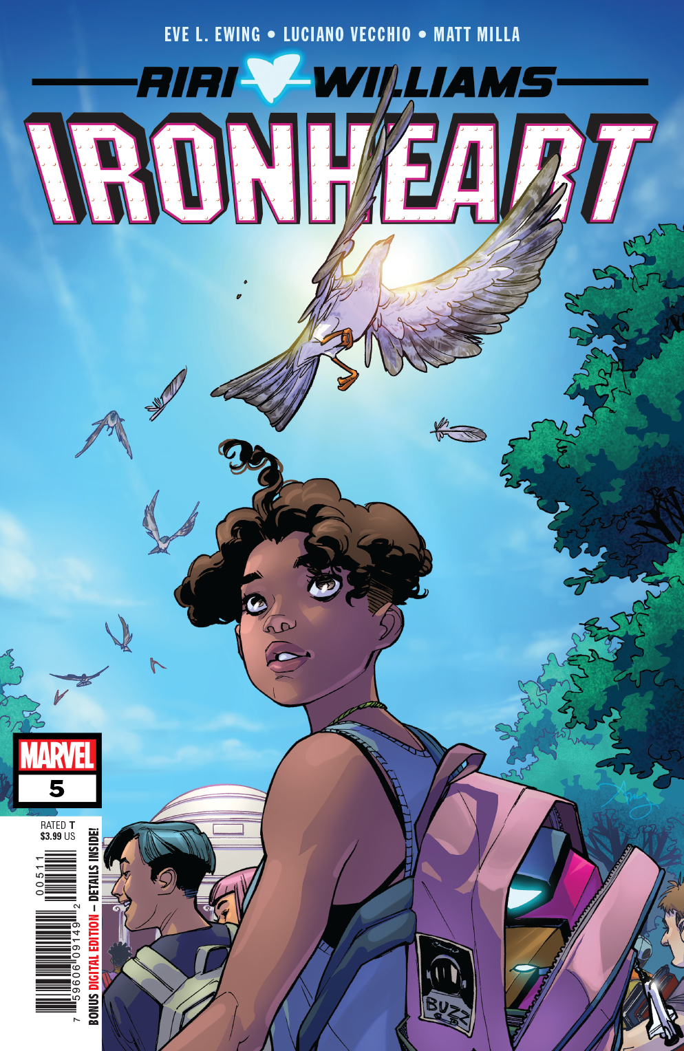Ironheart #5. Cover by Amy Reeder.