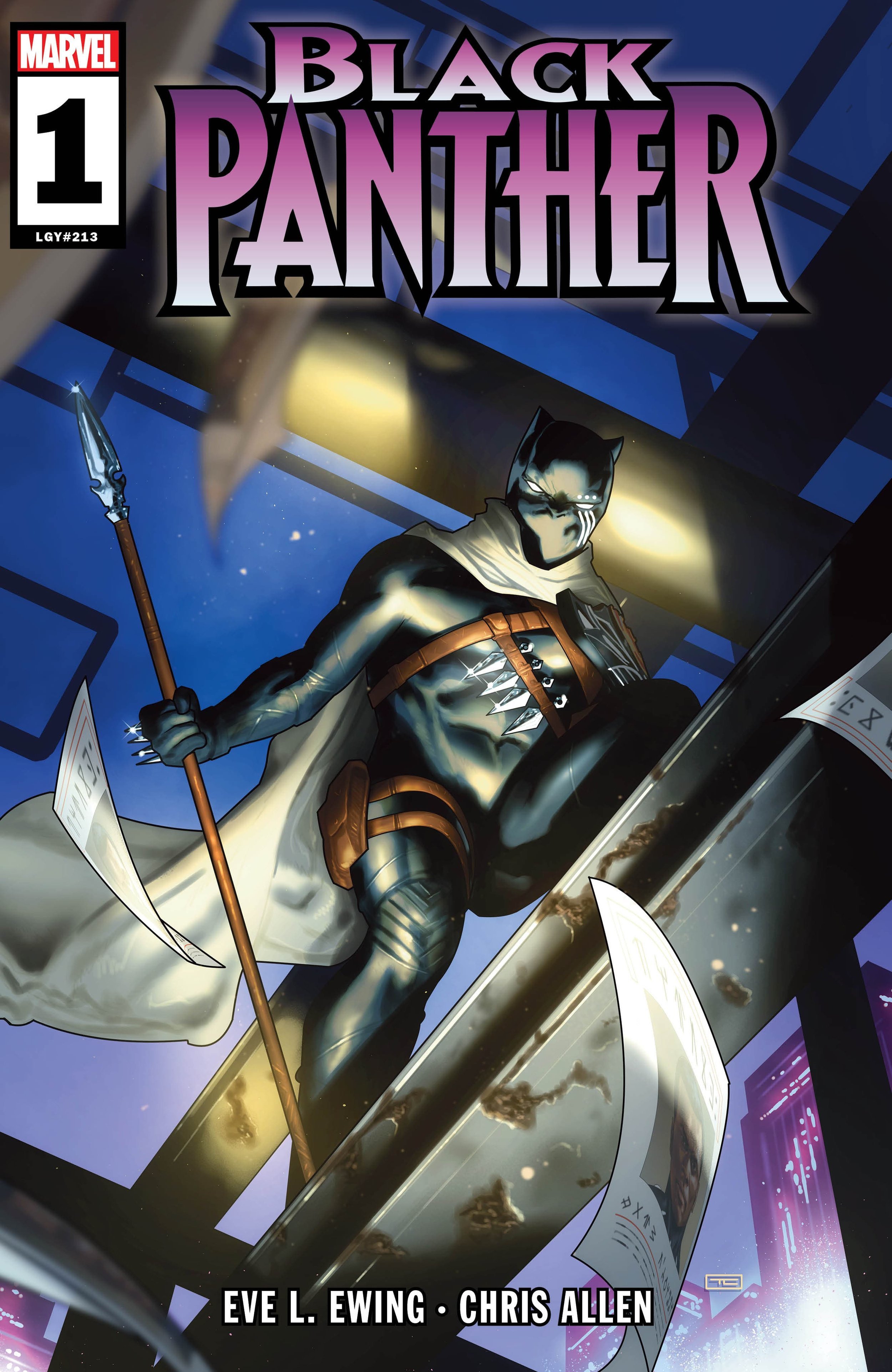  Black Panther #1. Cover by Taurin Clarke. 