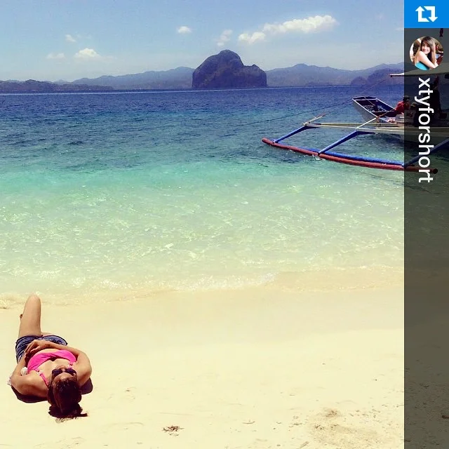 #Repost @xtyforshort with @repostapp. ・・・ sun kissed😘❤️❤️#helloElNido