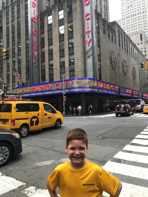Ben Parker in NYC Times Square
