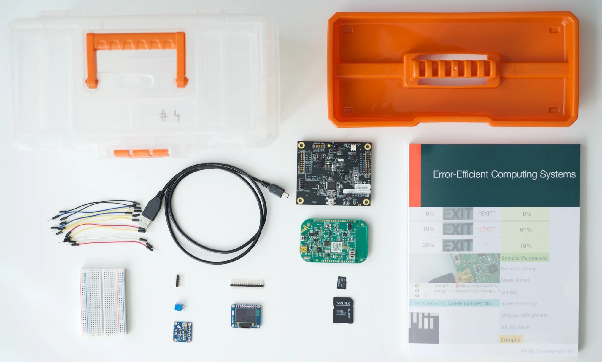 Course hardware kit and booklet