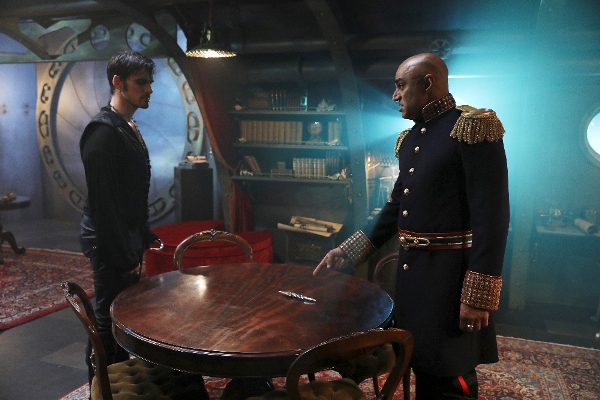 In Photo: Hook (Colin O'Donoghue, and Captain Nemo (Faran Tahir)