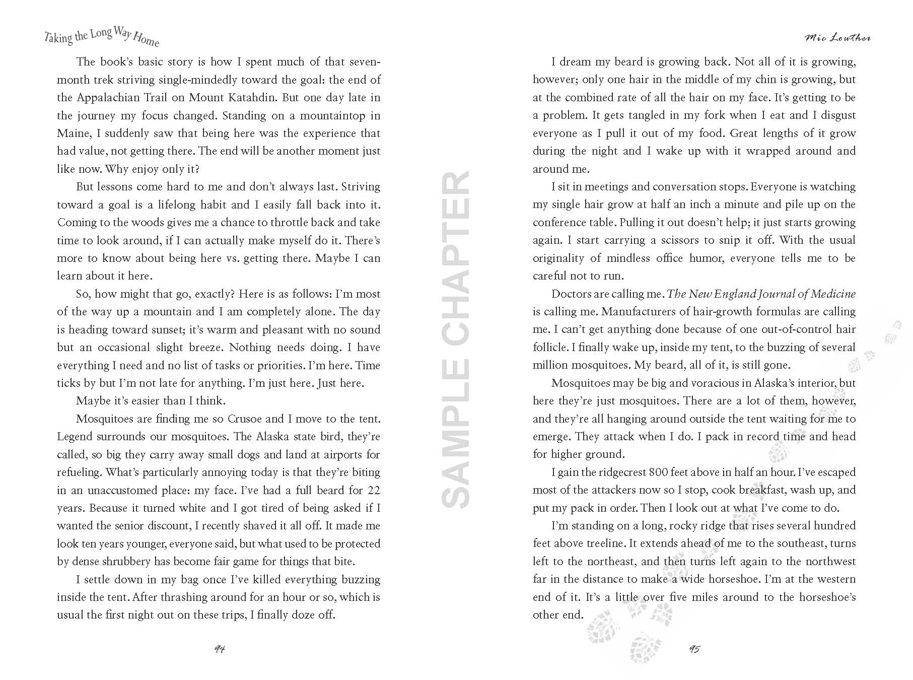 Taking The Long Way Home sample chapter pg 5 & 6