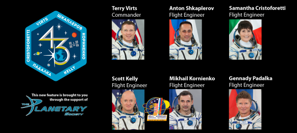 ISS-ABOVE UPDATE: #1YearInSpace crew launch