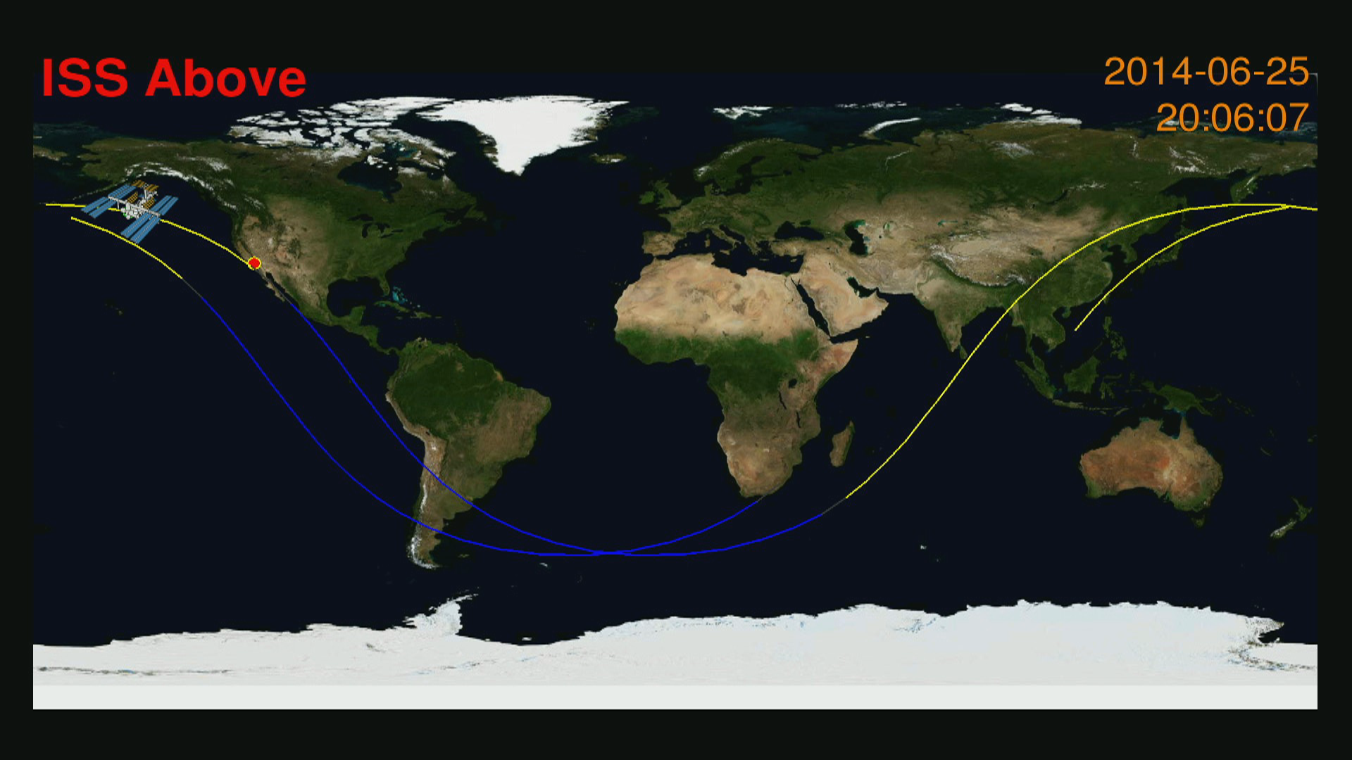 space shuttle orbit path