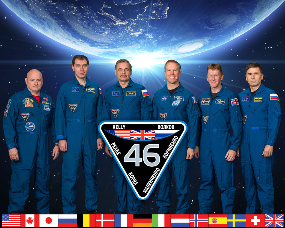 Official Expedition 46 Crew Portrait