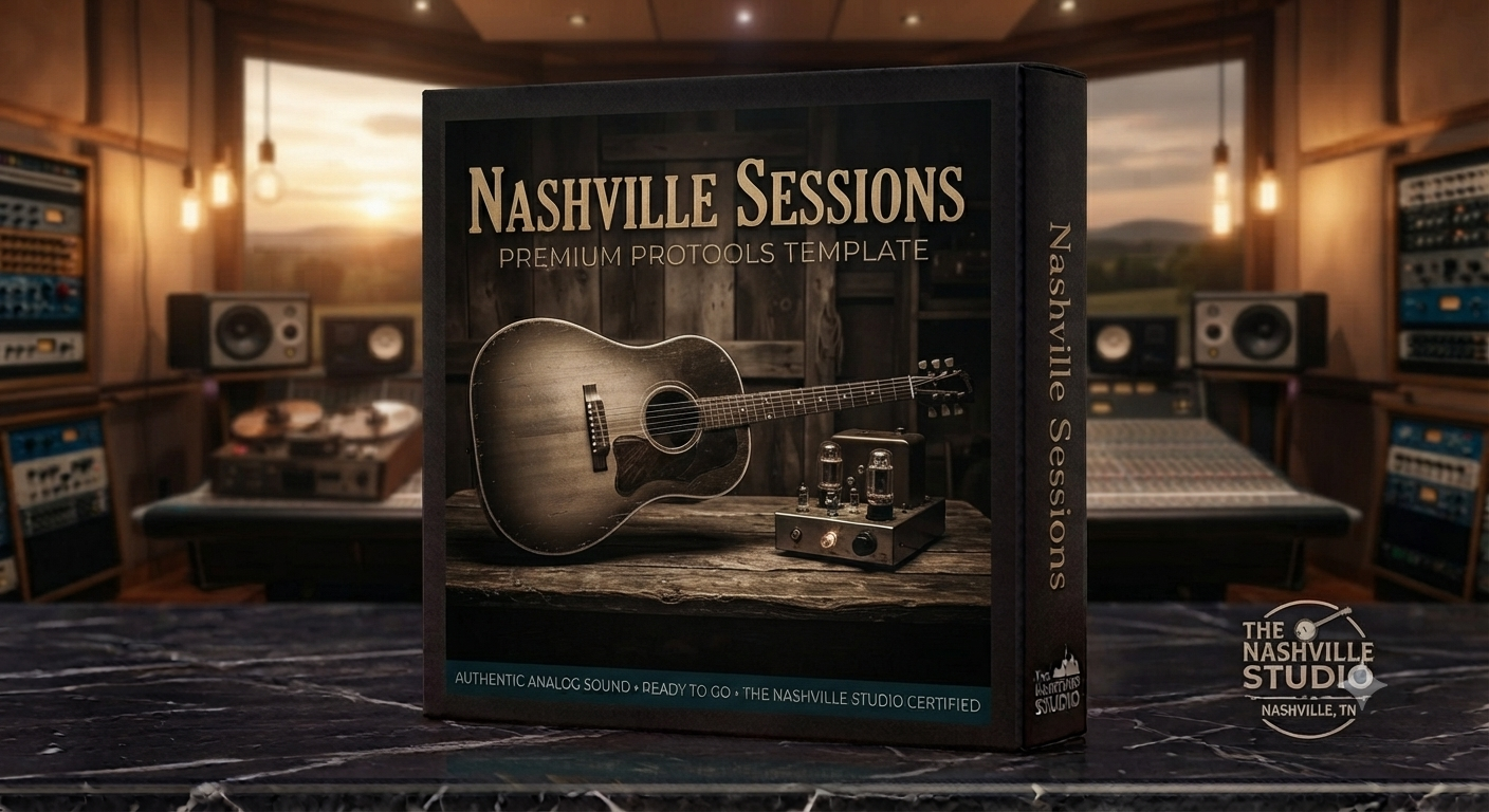 Nashville Sessions™ Production System – Essentials Edition | Professional Pro Tools Recording & Mixing Template