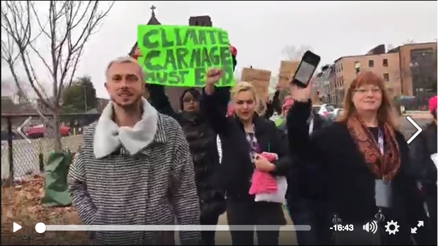 Jane Velez-Mitchell was live Page Liked · January 21 · Edited · Adding Animal Rights to the March Mix! In DC at the Womensmarch with a crew of environmentalists and animal lovers! Mercy For Animals ' Nathan Runkle , actresses Elaine Hendrix & Lori Alan & Dancing with the Stars ' Tom Bergeron & author Laura Robinson Oatman talk to Jane Velez-Mitchell about how animal rights fits into other social justice movements like #womensrights #humanrights #AnimalRights #StopClimateCarnage #JaneUnChained #vegan — with Laura Robinson Oatman and Annalise Oatman . (Click to watch)