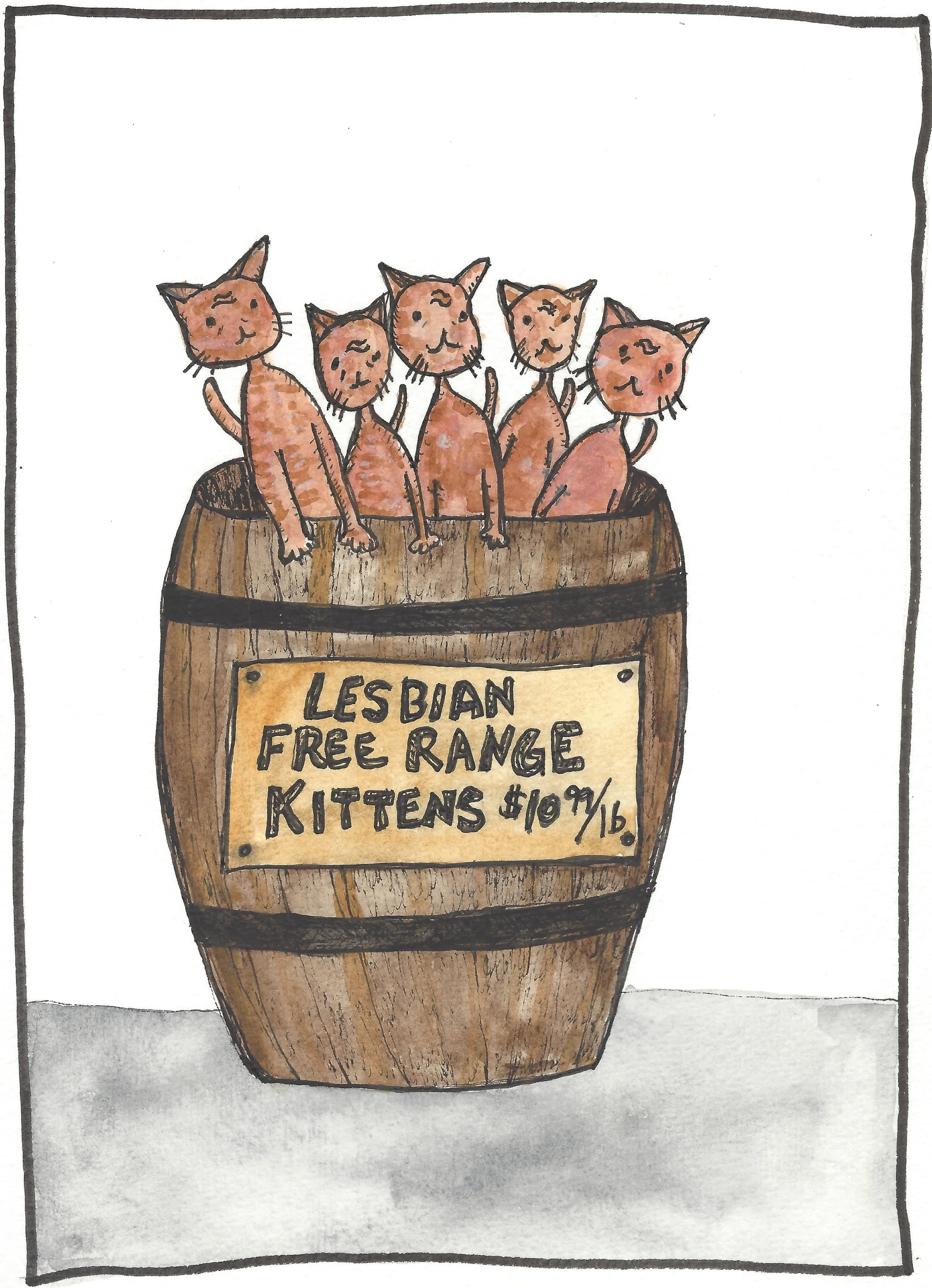 Lesbian Free Range Kittens