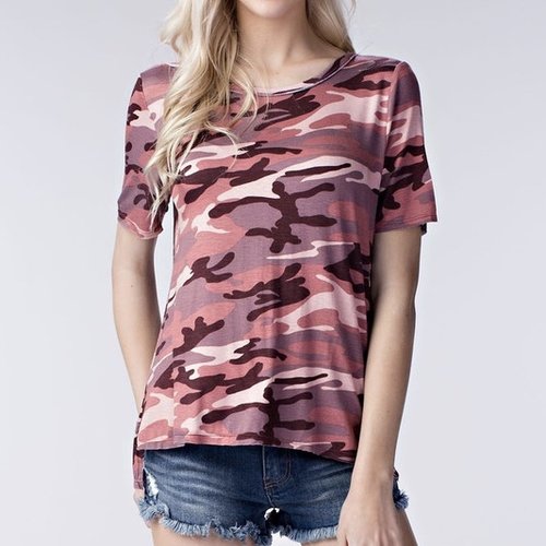 Berry Camo Tee.