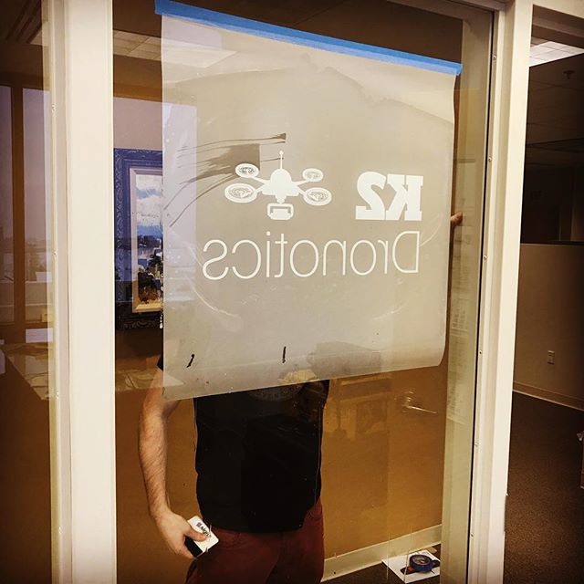 Getting the new office all setup!