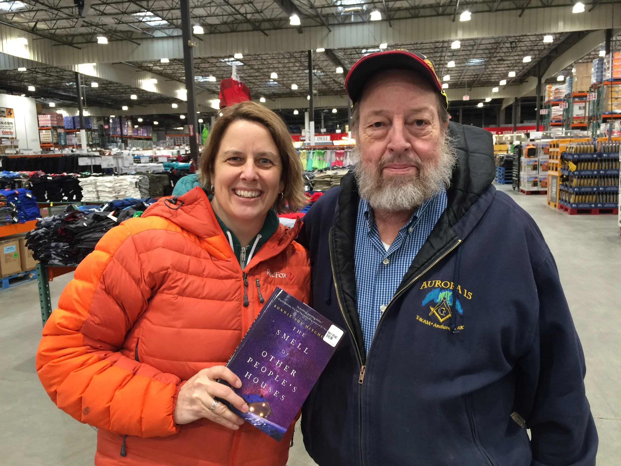 You meet the coolest people doing signings at Costco in Anchorage. This is Al. His book Lost Brothers is coming out next month! (photo: Tim, Costco manager)