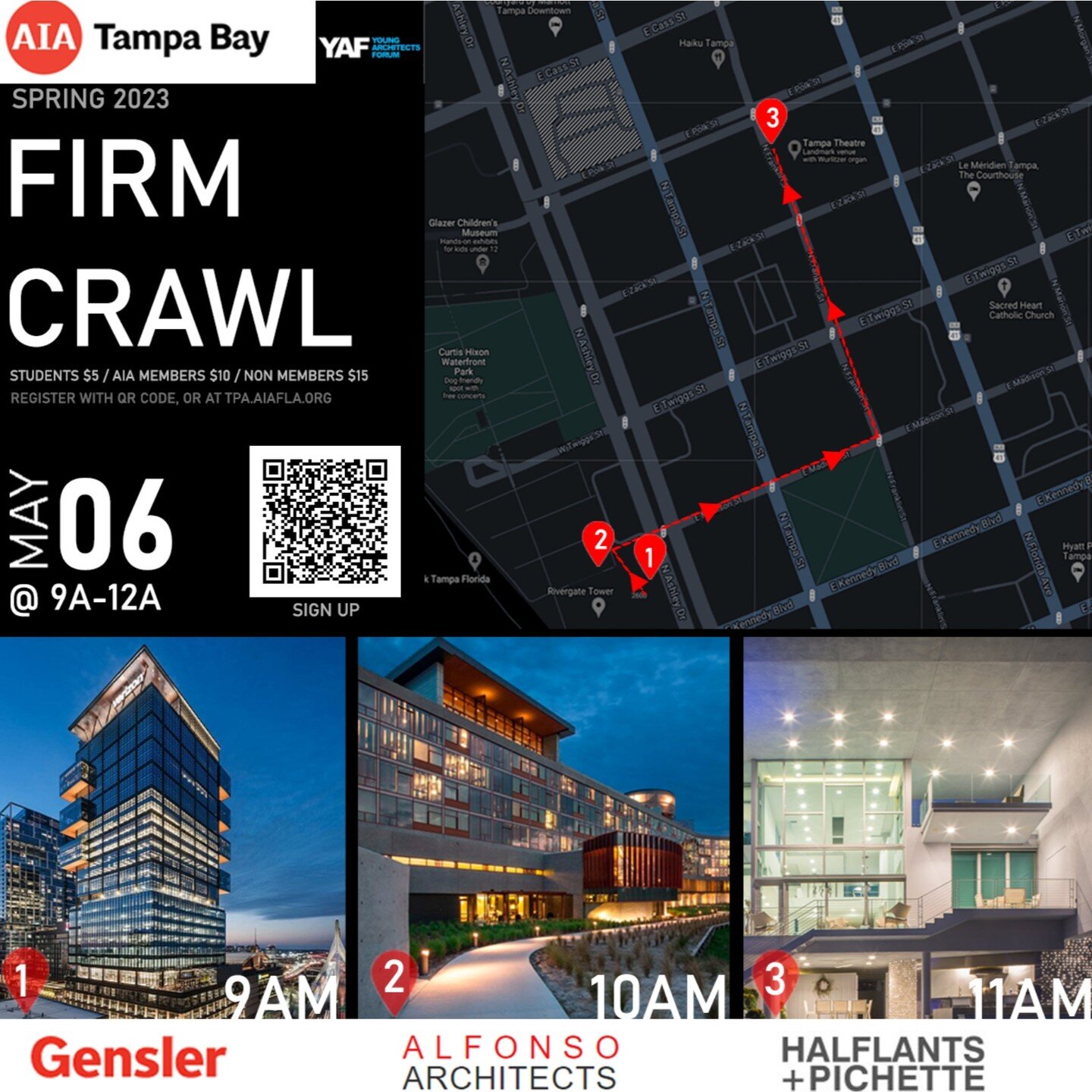 Join us on Saturday, May 6th for our Spring Firm Crawl from 9AM -12PM!

$5 students
$10 members
$15 nonmembers

Register today:
https://tinyurl.com/aiaspringfirmcrawl