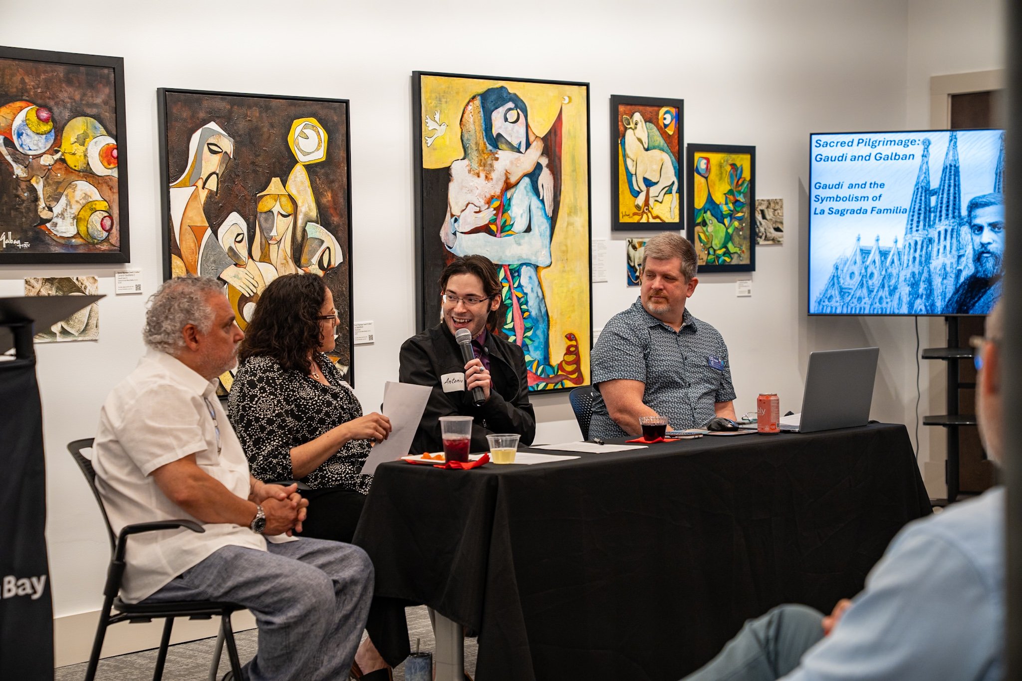 Galban, Tara, Antonio, Peter at Gaudi Exhibit.JPG