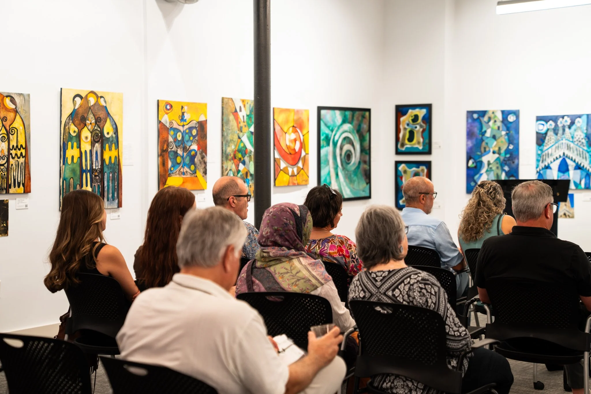 people at Gaudi presentation.JPG