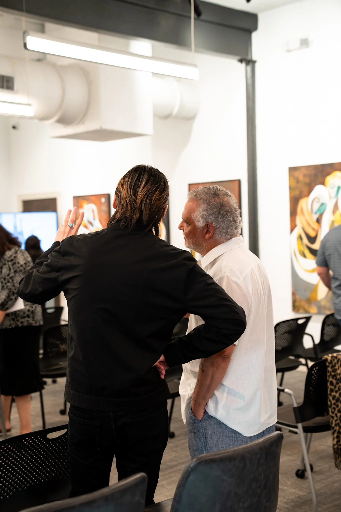 Antonio & Galban at Gaudi Exhibit.JPG
