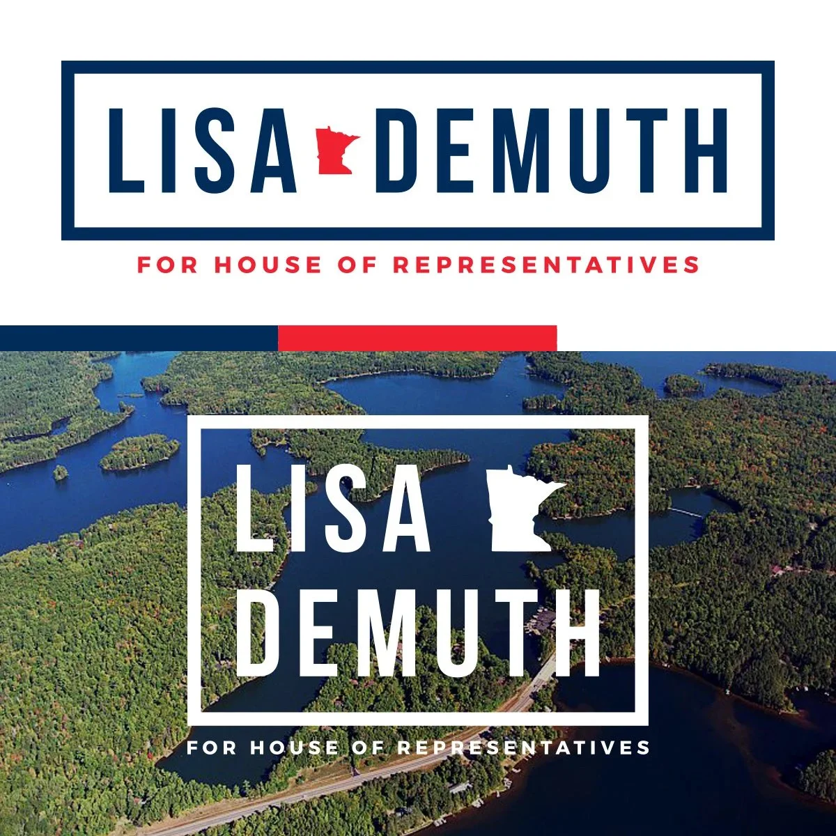 Campaign Logo & Branding for Lisa Demuth, running for Minnesota House of Representatives.