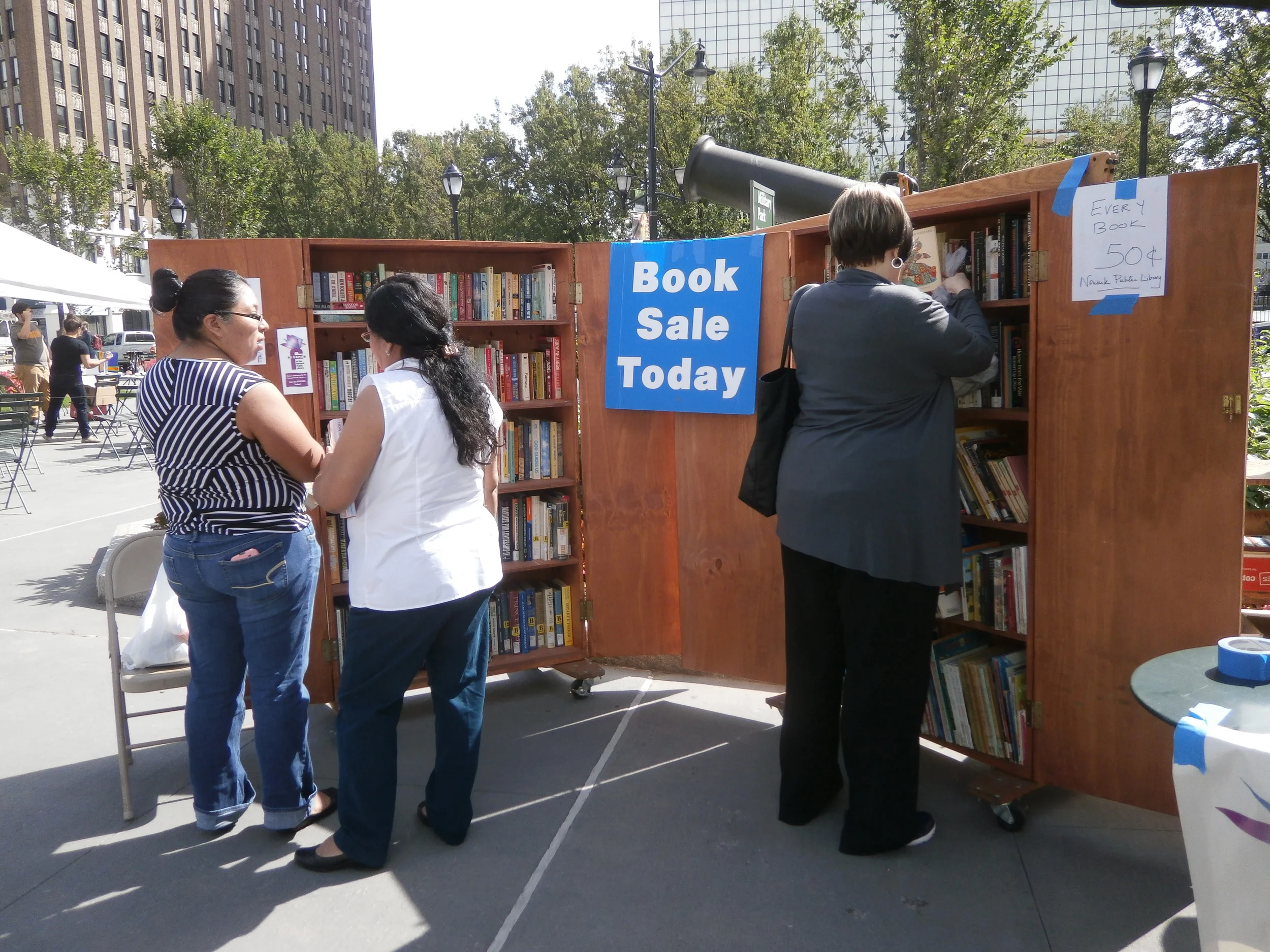 Book Sale at Military Park 2015