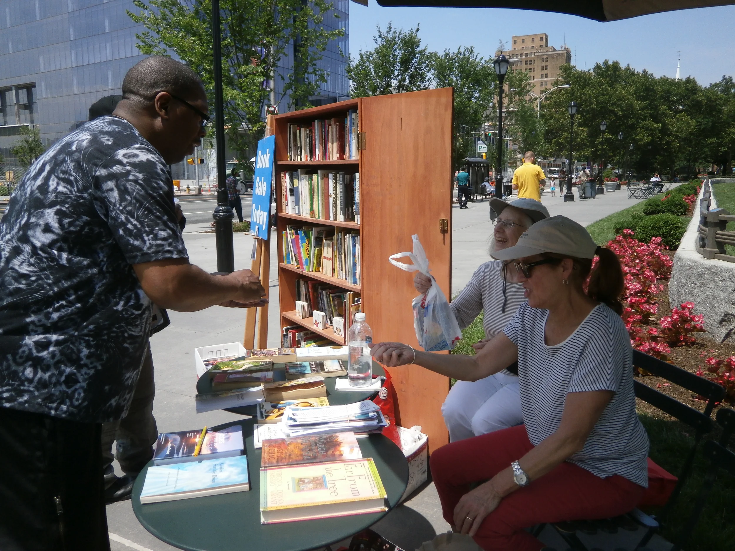 Book Sale at Military Park 2015