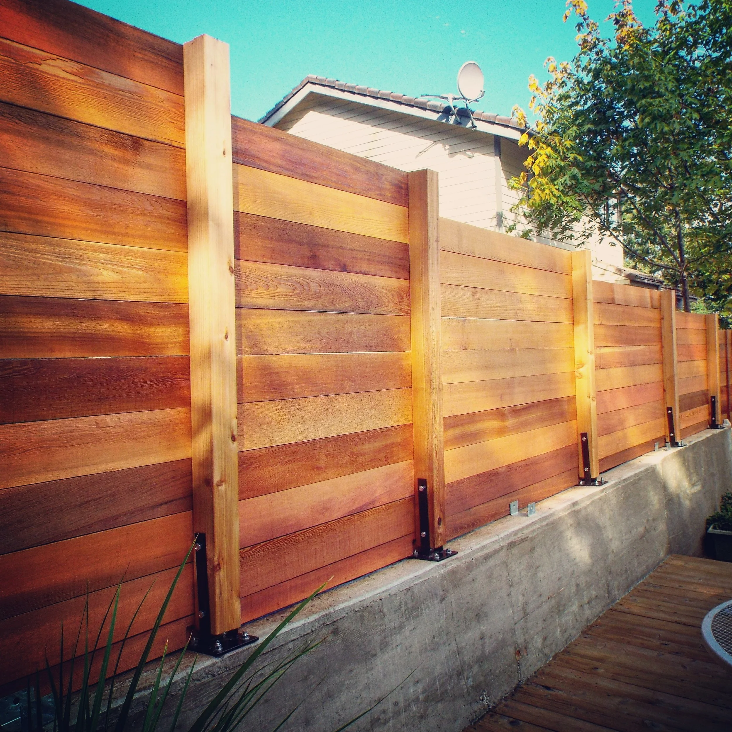 wood fence