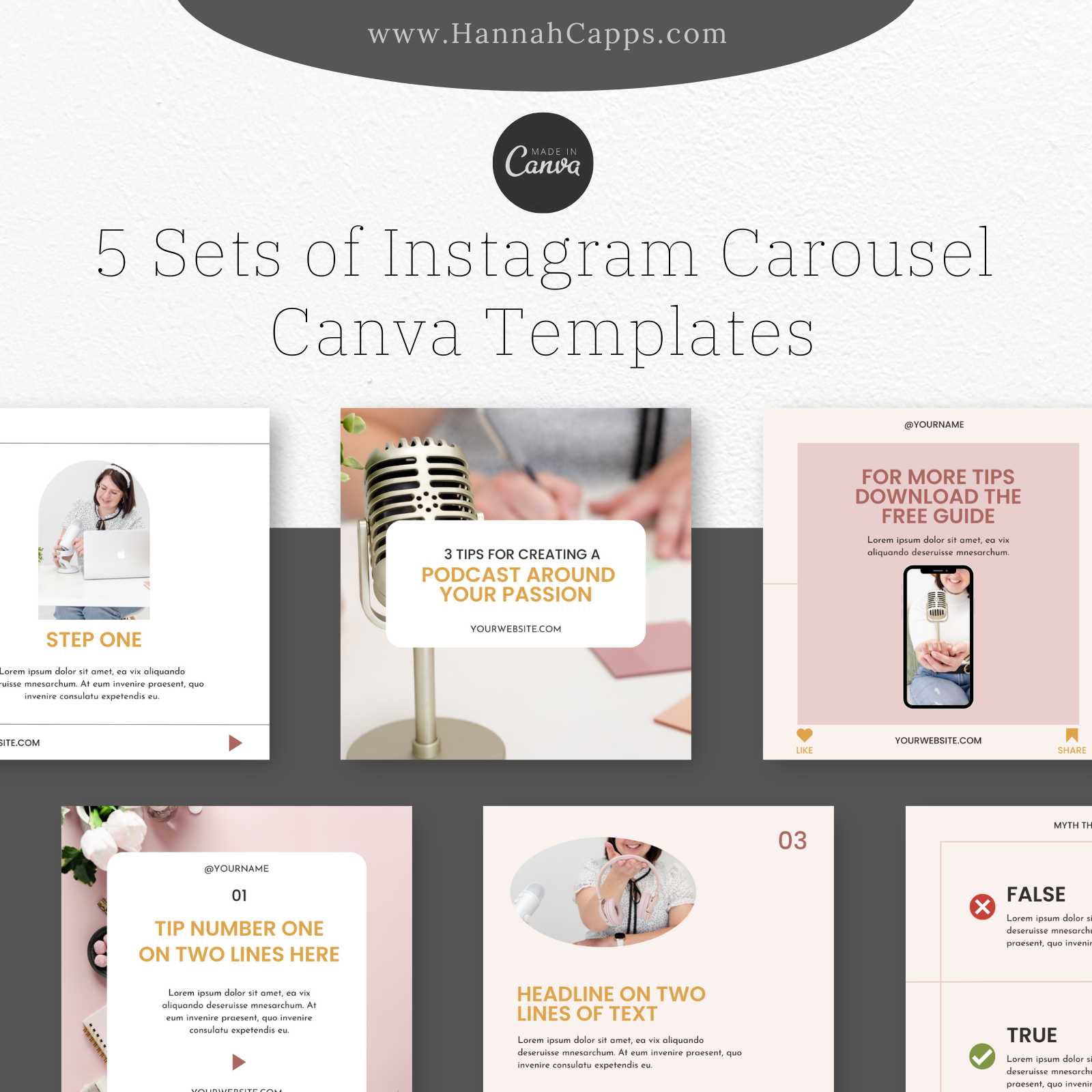 Cover 5 Sets of Instagram Carousel Canva Templates.png