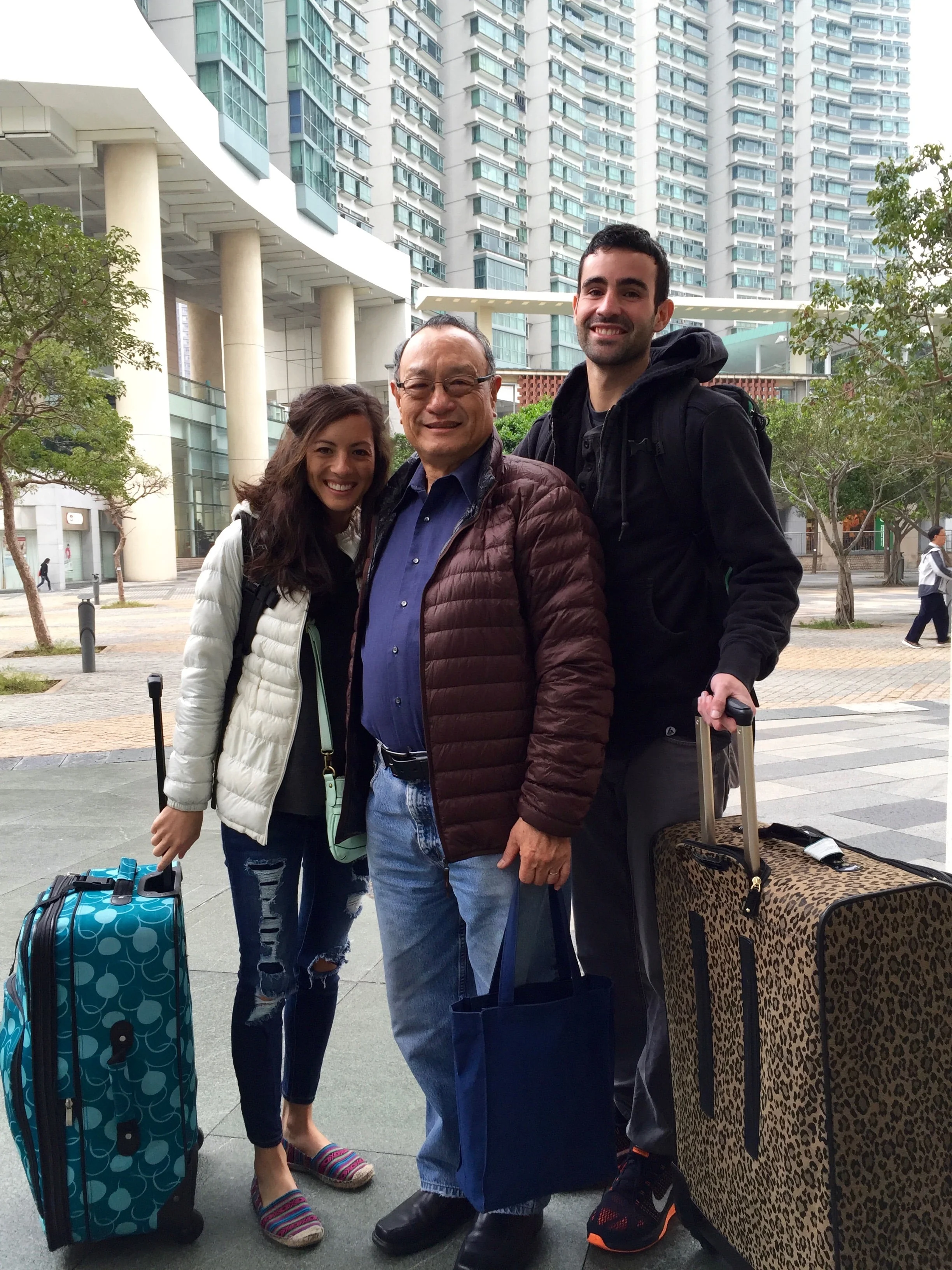  We stayed one night at my Gong Gong's apartment in HK before the cruise.&nbsp; 