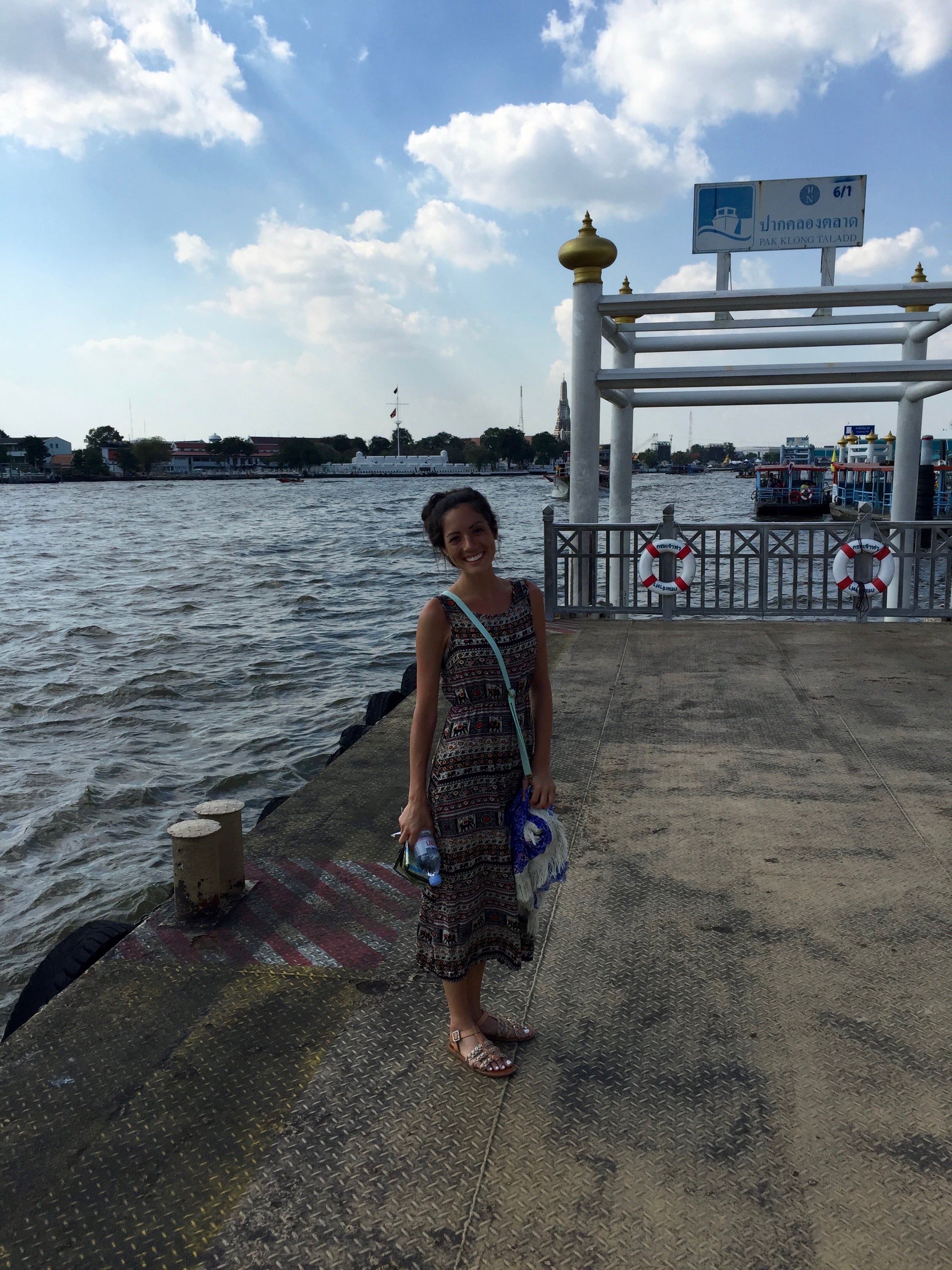  Waiting to get on the river boat! 