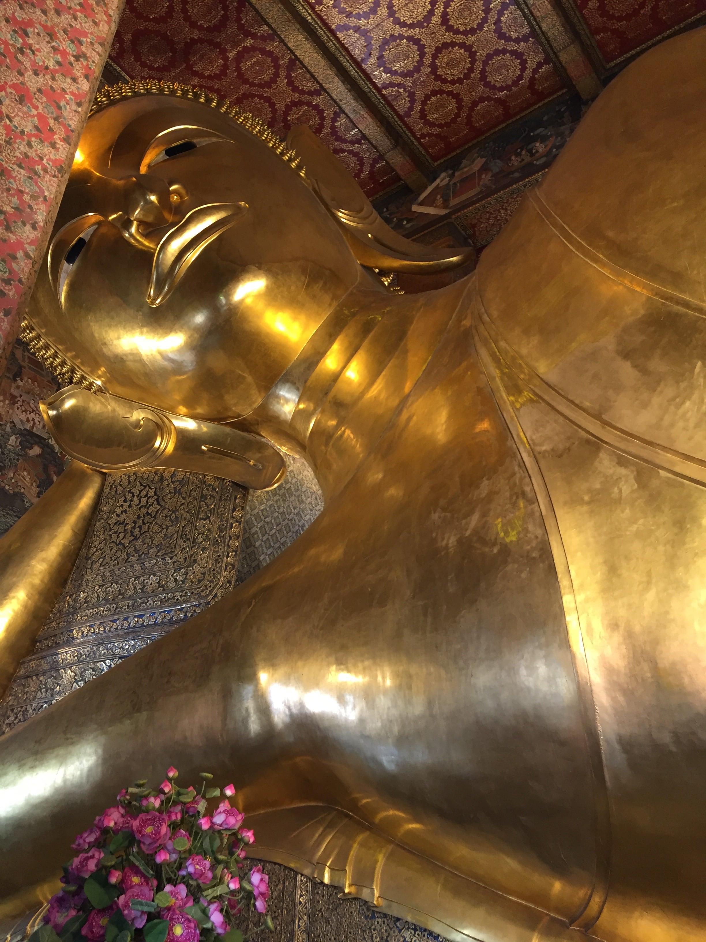  The Reclining Buddha. One of our favorite things we saw! 