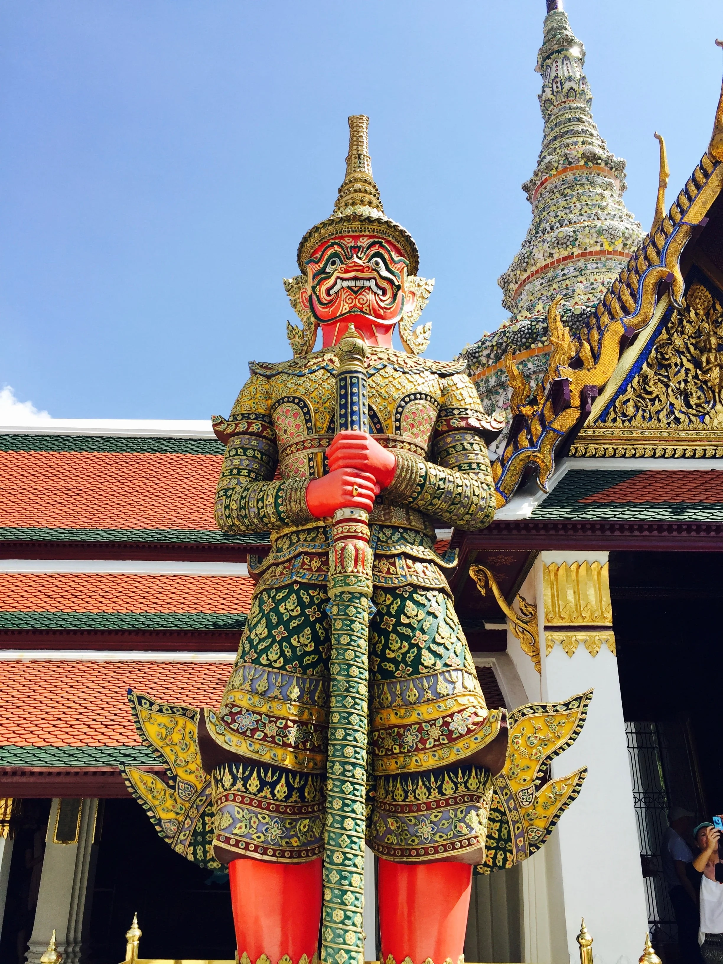  The Grand Palace had so many elaborate, intricately detailed buildings and figurines. 