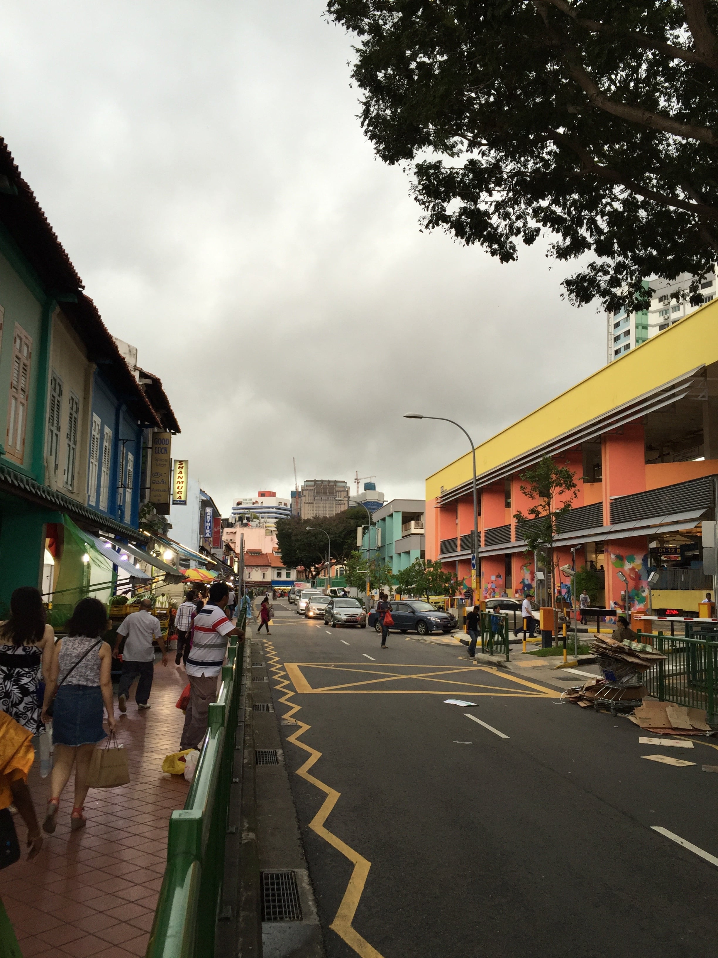  Little India...right before the big storm came (and then passed)! 