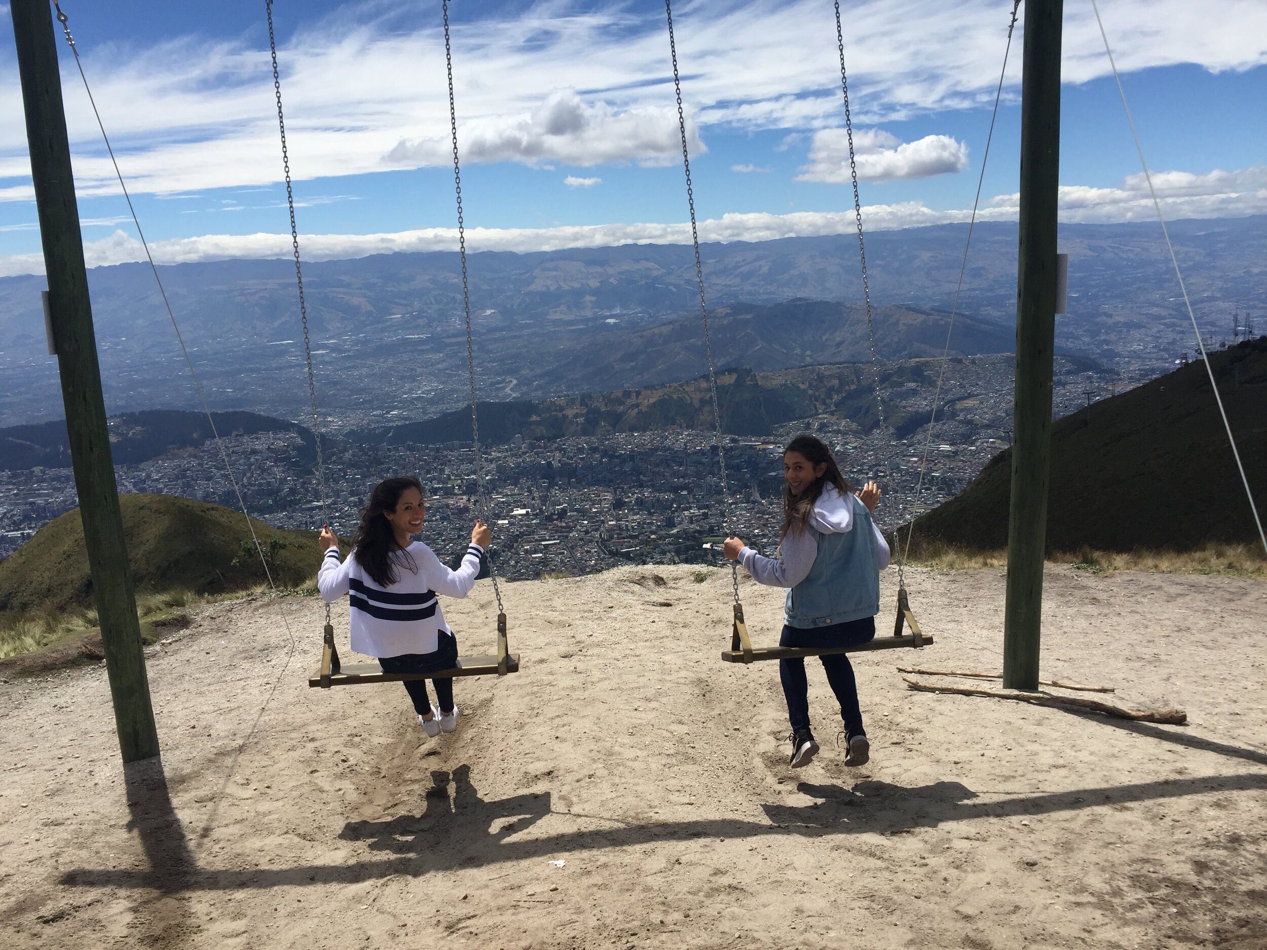 21. ECUADORFavorite Memory: Swinging at the top of the world with my sister. I almost passed out from excitement when I discovered this swing set existed. I could not believe the view and the swing itself wasn’t as scary as it looked!