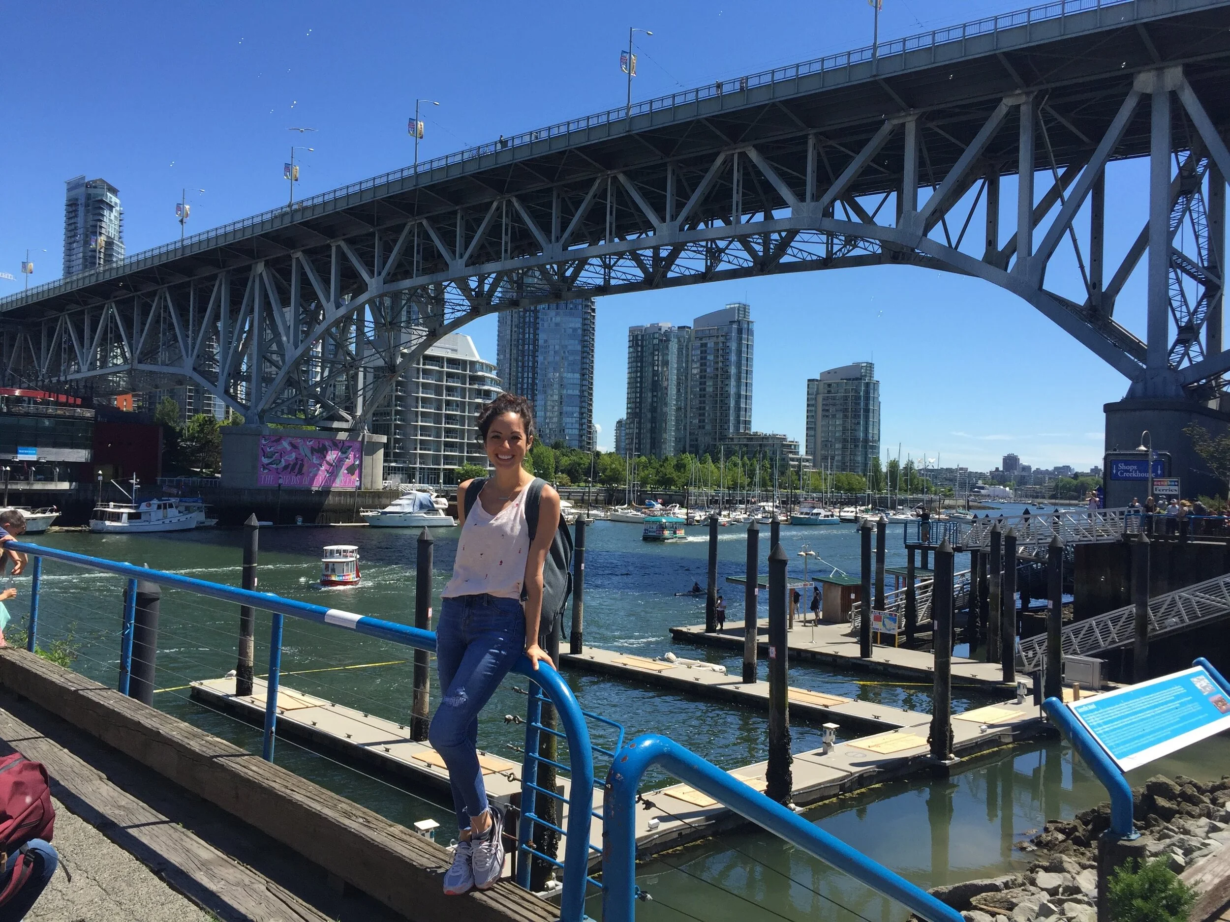 24. CANADAFavorite Memory: Sitting on a bench here at Granville Island, eating a delicious soup for lunch while overlooking the water and this view. I remember feeling so content and at ease. This was during my solo trip to Vancouver one weekend - a…