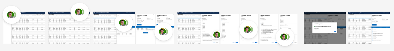 Screenshot from usability testing showing where participants provided feedback.