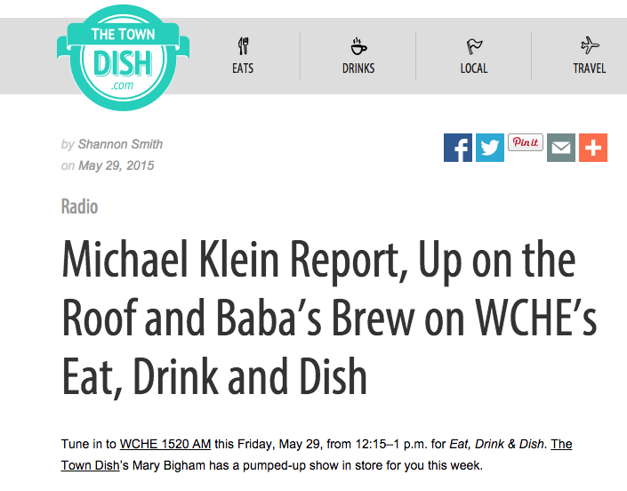 The Town Dish / WCHE Eat, Drink & Dish