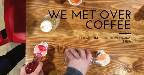 We met over coffee